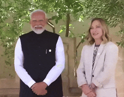 G7 સમિટમાં PM મોદીએ કરી જ્યોર્જિયા મેલોની સાથે મુલાકાત, આ વખતે ઈટાલી છે ...