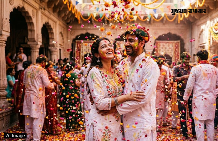 Holi Celebration with Partner