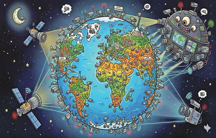 સીસીટીવી : 800 કરોડ લોકો પર મંડાયેલી 100 કરોડ 'આંખો' 1 - image