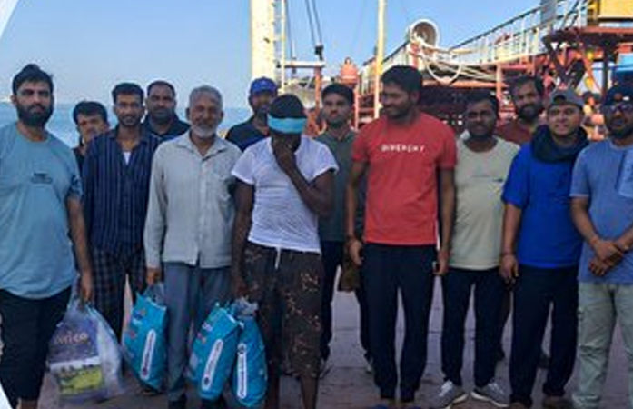 Indian sailors released Iran