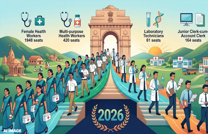 સરકારી નોકરીની સુવર્ણ તક! ગુજરાતમાં આરોગ્ય વિભાગમાં 2500થી વધુ હોદ્દા પર ભરતી જાહેર