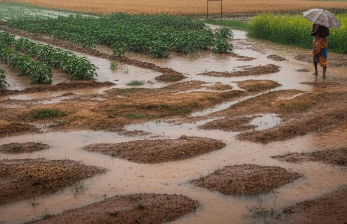 અમદાવાદ, રાજકોટ અને ભાવનગરમાં માવઠું: ધંધુકા અને લોધિકામાં આશરે 2 ઇંચ વરસાદ 1 - image
