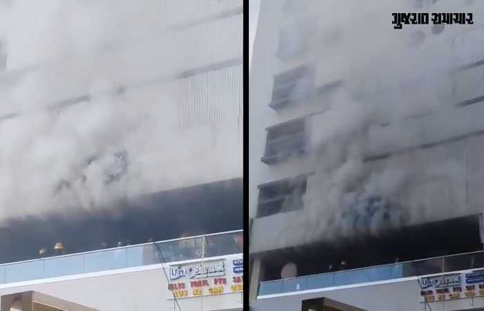 અમદાવાદ: ચાંદખેડાના પેલેડિયમ બિઝનેસ હબમાં લાગેલી આગ ભારે જહેમત બાદ કાબૂમાં, સ્પા સેન્ટર બળીને ખાક 2 - image