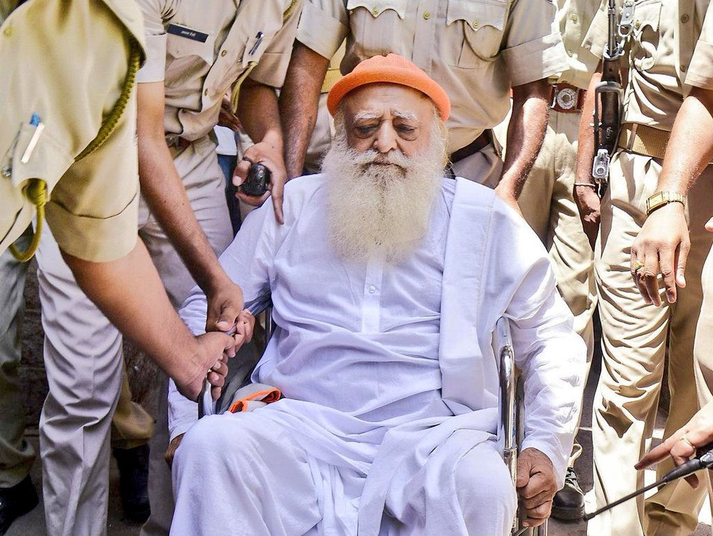 Rajasthan HC grants six month bail to rape convict Asaram on medical grounds