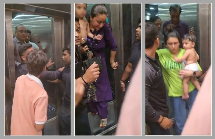 સુરતના વેસુમાં લિફ્ટમાં 11 લોકો ફસાયા, ઓવરવેટને કારણે અધવચ્ચે લોક થયાનો દાવો