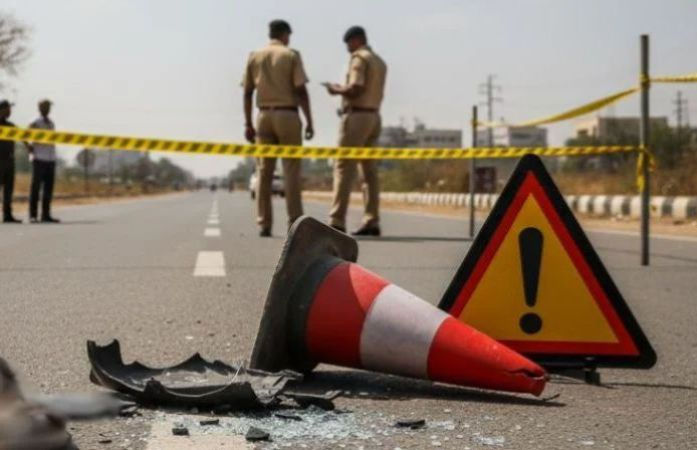 વડોદરામાં કરજણ નજીક NH-48 પર ટ્રક અને બસ વચ્ચે ભીષણ ટક્કર, 2 લોકોના મોત, 10 ઈજાગ્રસ્ત 1 - image