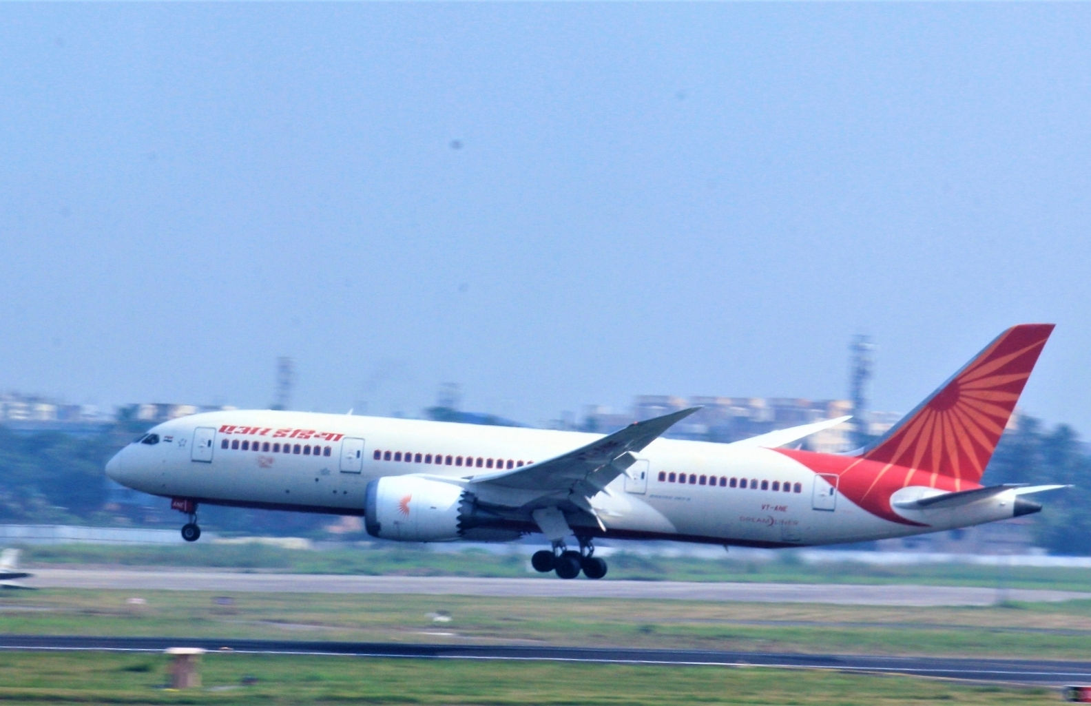 Air India mid air horror Indore bound flight makes emergency landing in Delhi after fire indication in engine