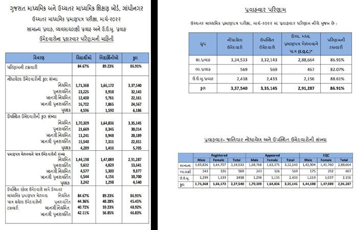 ધો. 12 સામાન્ય પ્રવાહનું 79.74% પરિણામઃ 2,092 વિદ્યાર્થીઓને A1 ગ્રેડ 4 - image