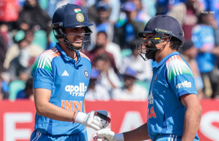 Rohit Sharma run out