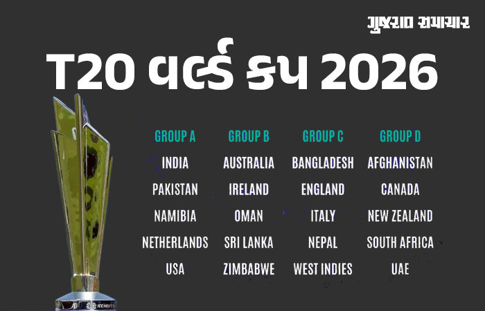 ICCએ T20 વર્લ્ડ કપ 2026નું શેડ્યૂલ કર્યું જાહેર, ભારત-પાકિસ્તાન વચ્ચે 15 ફેબ્રુઆરીએ રમાશે મેચ 1 - image
