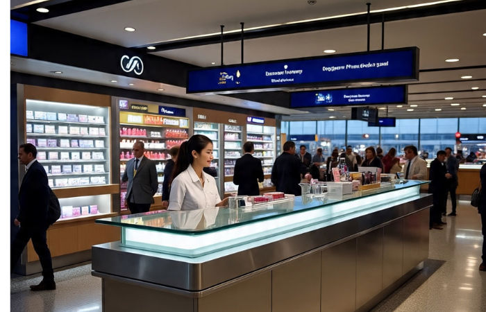 Customer flees with smart trolley bag, diary from airport store after showing fake payment message