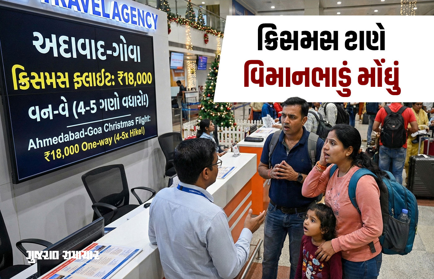 ક્રિસમસ પહેલાં જ અમદાવાદ-ગોવાનું વન-વે એરફેર 18000 પહોંચ્યું, 4થી 5 ગણો વધારો 1 - image