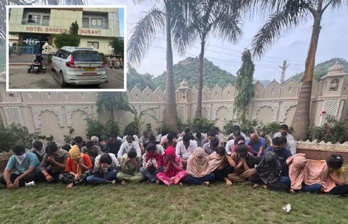 36 Gujaratis among 50 busted in Udaipur’s rave party liquor drugs seized
