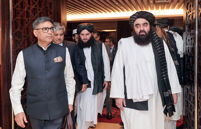 Afghan Foreign Minister Muttaqi Reaches Delhi