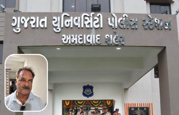 અમદાવાદ: પોલીસ સ્ટેશનમાં પ્રજ્ઞાચક્ષુને માર માર્યા બાદ ચાંગોદરના મહિલા PSI માફી માગવા ઘરે ગયા, મીડિયાએ સવાલ કરતા ભાગ્યા | Visually Impaired Elderly Man Hospitalised After Alleged Police Beating in Ahmedabad અમદાવાદ: પોલીસ સ્ટેશનમાં પ્રજ્ઞાચક્ષુને માર માર્યા બાદ ચાંગોદરના મહિલા PSI માફી માગવા ઘરે ગયા, મીડિયાએ સવાલ કરતા ભાગ્યા | Visually Impaired Elderly Man Hospitalised After Alleged Police Beating in Ahmedabad