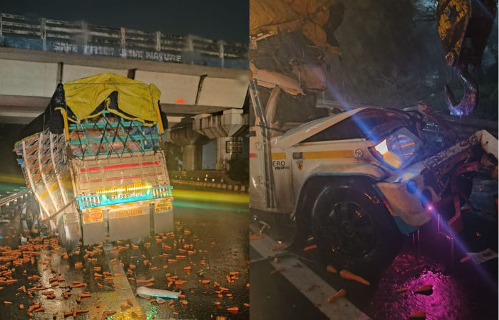 Youth killed after speeding car rams truck in Vadodara Expressway, driver flees scene
