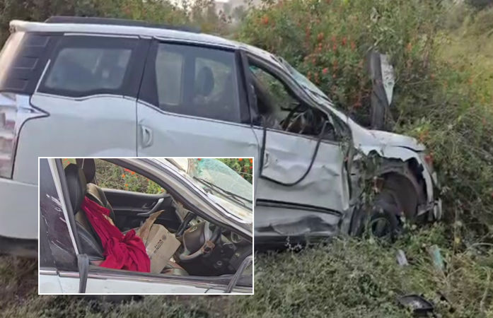 પંચમહાલના શહેરામાં લાખોની કિંમતનો દારૂ ઝડપાયો, કારચાલક ફરાર 1 - image