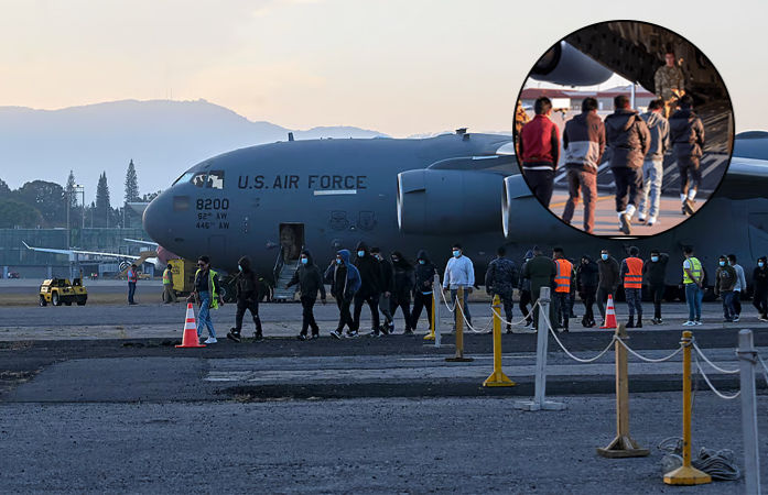 અમેરિકાથી ગેરકાયદે ભારતીયો સાથે બીજું વિમાન આવતીકાલે ભારતમાં લેન્ડ થવાની શક્યતા 1 - image