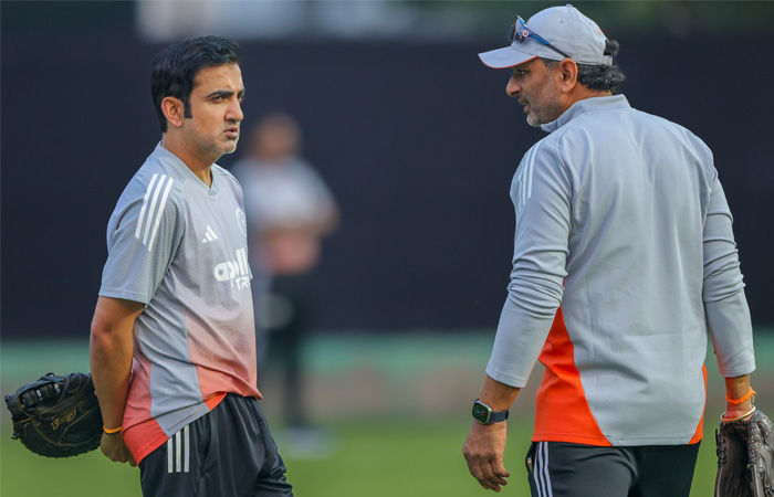 BCA ભારત અને ન્યુઝીલેન્ડના ખેલાડીઓ સ્ટેડિયમ 3માં પ્રેક્ટિસ કરી રહ્યા છે - તસવીર