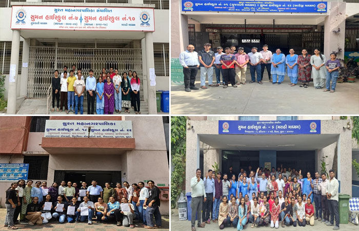ગરીબ મધ્યમ વર્ગના લોકો માટે સુમન સ્કૂલ આર્શીવાદરૂપ : સુરત પાલિકા સંચાલિત સુમન સ્કૂલમાં ધોરણ 10 નું પરિણામ 92.60 ટકા 2 - image