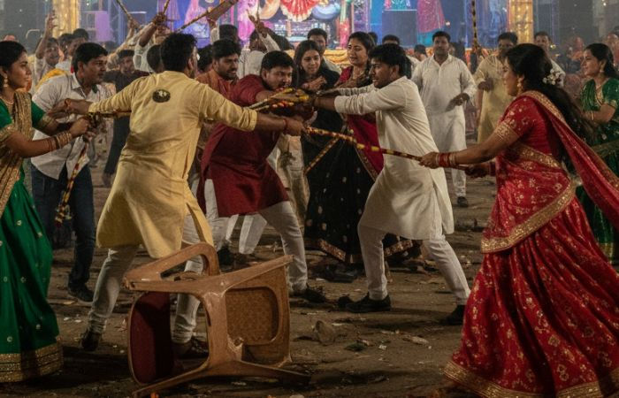 Navratri garba in Bopal marred by violence and vandalism
