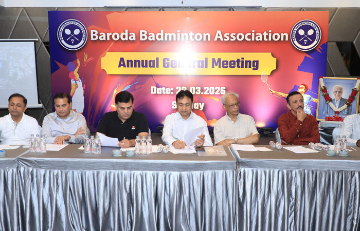 બરોડા બેડમિન્ટન એસોસિએશનની વાર્ષિક સામાન્ય સભા યોજાઈ 1 - image