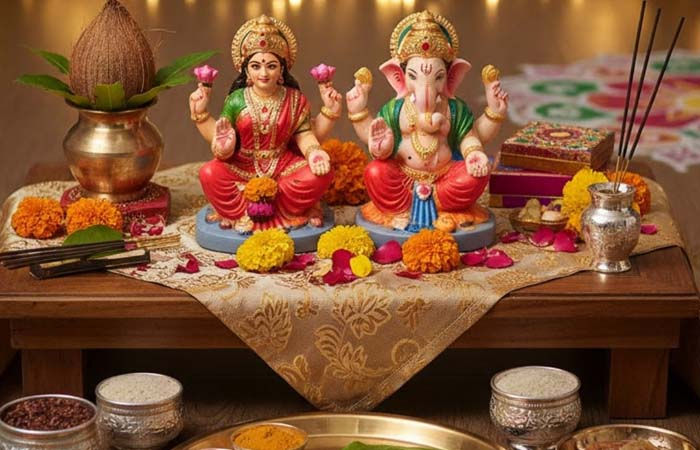 દિવાળી પૂજામાં ભૂલથી પણ આવા કપડાં ન પહેરશો! જાણો કયા રંગ અને સ્ટાઈલથી બચવું 1 - image