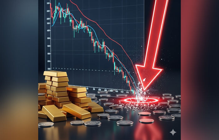 ચાંદીમાં સતત બીજા દિવસે મોટો કડાકો, ₹7800થી વધુ તૂટી, સોનું પણ ગગડ્યું, જાણો લેટેસ્ટ રેટ 1 - image