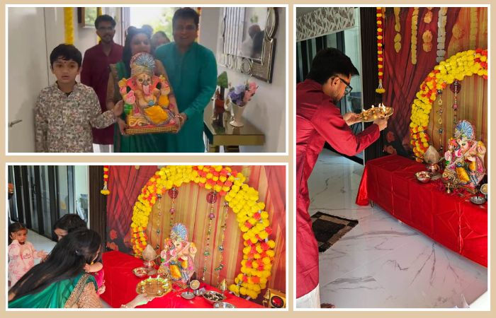 'ઈસ્ટ ઓર વેસ્ટ, ગણપતિ ઈઝ બેસ્ટ': ભારતમાં જ નહીં, વિદેશમાં પણ ગુંજ્યો 'ગણપતિ બાપ્પા મોરિયા'નો નાદ 3 - image