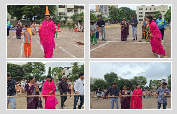 જામનગરના ધારાસભ્ય રિવાબા જાડેજા રમતોત્સવમાં જોડાયા, વિદ્યાર્થીઓ સાથે રમતો રમી સ્ફૂર્તિ દાખવી 2 - image