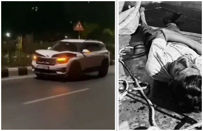 ગાંધીનગર: કોબા રોડ પર પૂરપાટ ઝડપે આવતી કારે 18 વર્ષીય યુવકનો ભોગ લીધો, અકસ્માત સર્જી ચાલક કાર મૂકી ફરાર 2 - image