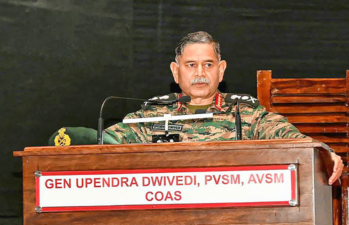 Chief of Army Staff General Upendra Dwivedi