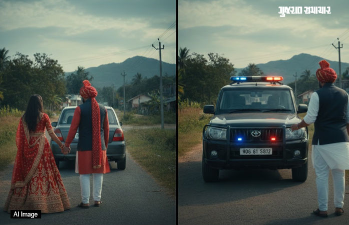 દાદરા નગર હવેલી: દિગ્ગજ રાજકીય નેતાની પુત્રીએ પરિણીત યુટ્યુબર સાથે કર્યા લગ્ન, વીડિયો જાહેર કરી સુરક્ષા માંગી 1 - image