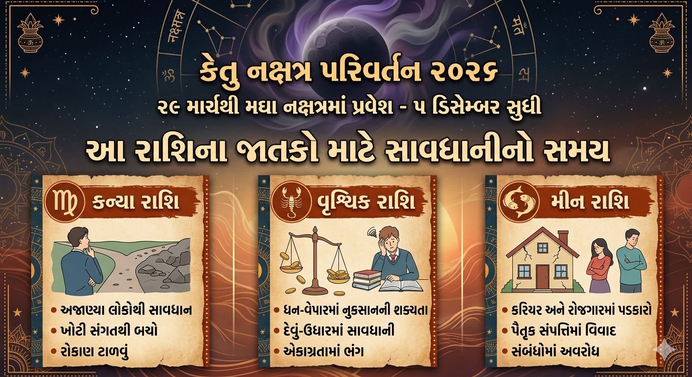 5 ડિસેમ્બર સુધી 3 રાશિના જાતકોના દિવસો અતિ ભારે, પાપી ગ્રહ કેતુએ નક્ષત્ર બદલ્યું! 2 - image