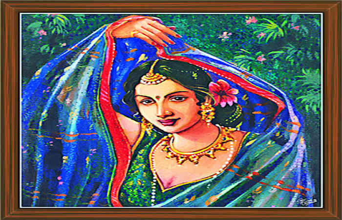 લંબે લંબે ઘૂંઘટે મૈયારણ . 1 - image
