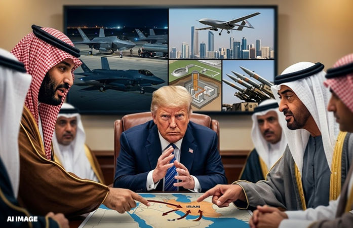 શાંતિ નથી ઇચ્છતા આ 4 ખાડી દેશો! ટ્રમ્પને પાઠવ્યો સિક્રેટ મેસેજ- ઈરાન પર હુમલા ચાલુ રાખો 1 - image