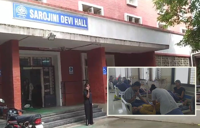 વડોદરાઃ એમ.એસ. યુનિવર્સિટીની ગર્લ્સ હોસ્ટેલમાં 100થી વધુ વિદ્યાર્થિનીને ફૂડ પોઇઝનિંગ 1 - image