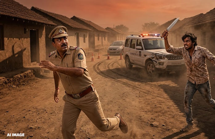 અમદાવાદમાં ક્રાઈમ બ્રાન્ચના PSI પર છરીના ઘા ઝીંક્યા