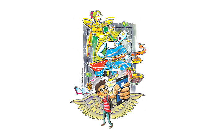 તેને આંખ આપો અને પાંખ આપો . 1 - image