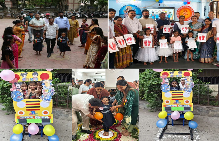 સુરતમાં શિક્ષણનો ઉત્સવ : નાના ભૂલકાઓને આંગળી પકડી શાળામાં પ્રવેશ અપાયો | Surat Shala Praveshotsav: Education Festival Celebrated As Tiny Tots Get Warm Welcome To School સુરતમાં શિક્ષણનો ઉત્સવ : નાના ભૂલકાઓને આંગળી પકડી શાળામાં પ્રવેશ અપાયો | Surat Shala Praveshotsav: Education Festival Celebrated As Tiny Tots Get Warm Welcome To School