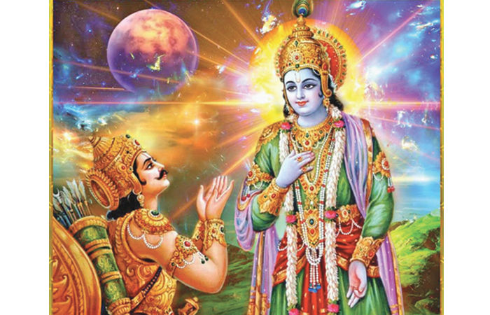 ગીતાસંદેશ માટે સત્યવાદી યુધિષ્ઠિર કે બળવાન ભીમને બદલે બાણાવળી અર્જુનને કેમ પસંદ કર્યો ? 1 - image
