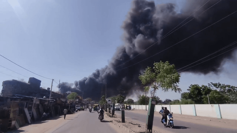 Massive fire at Bhuj jail destroys 1200 seized vehicles