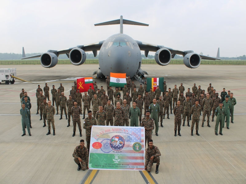 Yudh Abhyas 2025 Indian contingent to train with US forces in Alaska till Sep 14