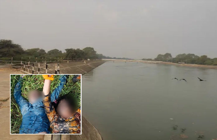 ગાંધીનગર નજીક નર્મદા કેનાલમાં દંપતીના મૃતદેહ મળ્યા, પુત્ર ગુમ, પોલીસે તપાસ આદરી 1 - image