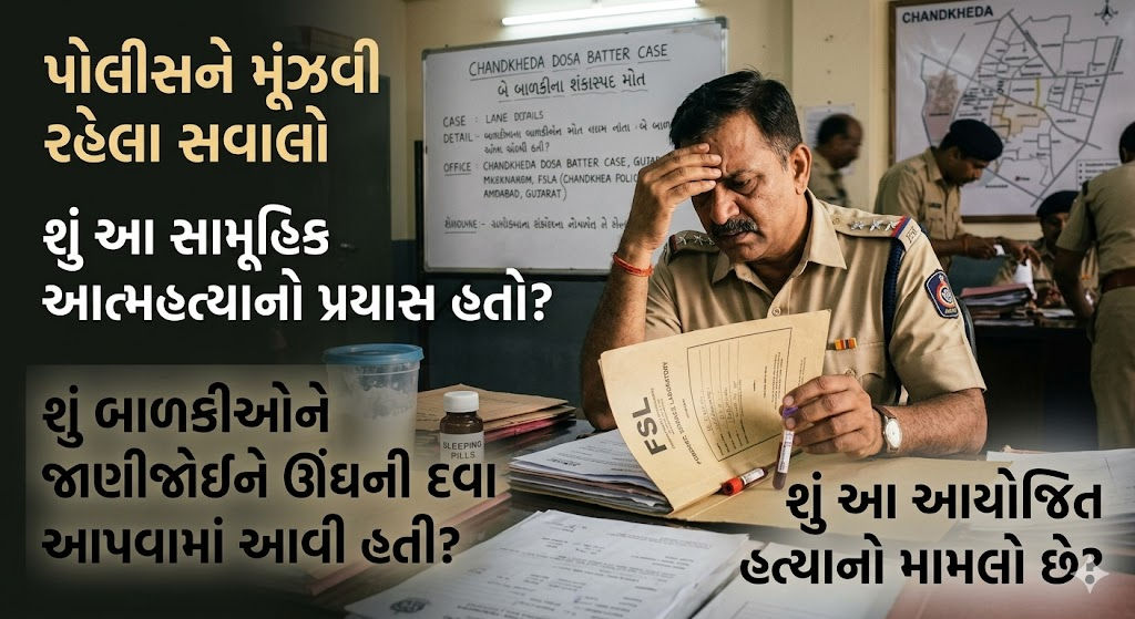 અમદાવાદ: ઢોંસાના ખીરુંના કારણે બે બાળકીના કથિત મોતનો કેસ, બ્લડ રિપોર્ટમાં ઊંઘની દવાના અંશ મળ્યા 2 - image