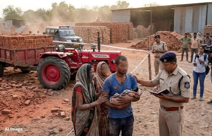 અમદાવાદ: ઈંટોના ભઠ્ઠા પર ટ્રેક્ટર ચાલકની બેદરકારીએ દોઢ વર્ષના માસૂમનો જીવ લીધો, અકસ્માત સર્જી ચાલક ફરાર 1 - image