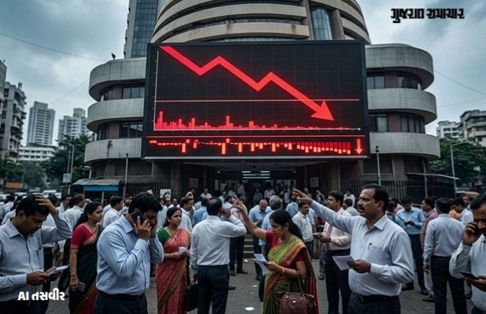 ટ્રમ્પની ધમકી બાદ શેરબજાર કડડભૂસ! સેન્સેક્સમાં 800 પોઇન્ટનો ધબડકો, અબજો રૂપિયા સ્વાહા 1 - image