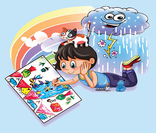 બલ્લુનો બ્લૂ રંગ : દરેક ચિત્રમાં બ્લૂ રંગ તો હાજર હોય જ 1 - image