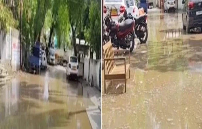 ગોત્રી વિસ્તારમાં પાણીની લાઇનમાં ફરી ભંગાણથી હજારો લિટર પાણી વેડફાયું 1 - image