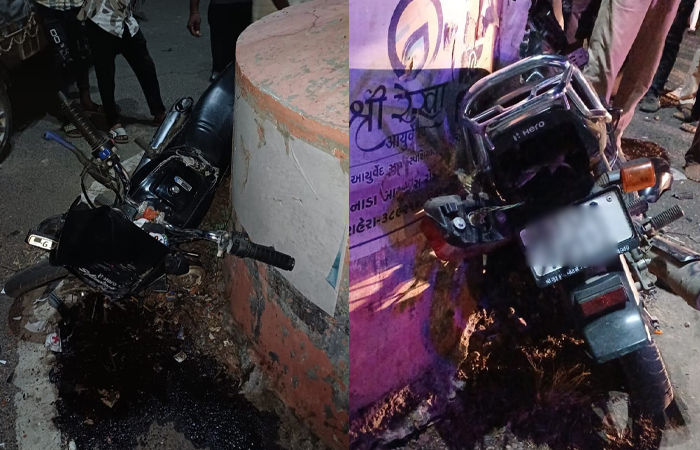 પંચમહાલના શહેરા-વાઘજીપુર રોડ પર ગમખ્વાર અકસ્માત, 2ના ઘટનાસ્થળે મોત 2 - image